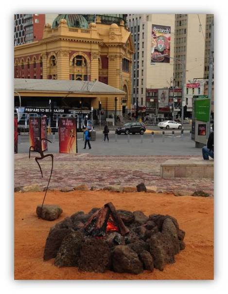 Campfire at FedSquare
